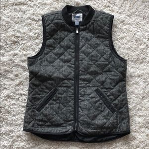 Gray Quilted Vest